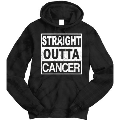 Straight Outta Cancer Tie Dye Hoodie