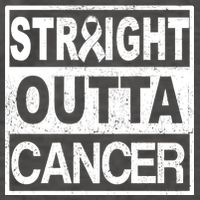 Straight Outta Cancer Vector Backpack