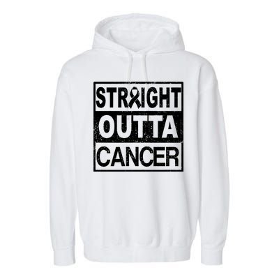 Straight Outta Cancer Garment-Dyed Fleece Hoodie