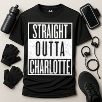 Straight Outta Charlotte Cooling Performance Crew T-Shirt