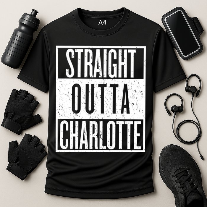 Straight Outta Charlotte Cooling Performance Crew T-Shirt