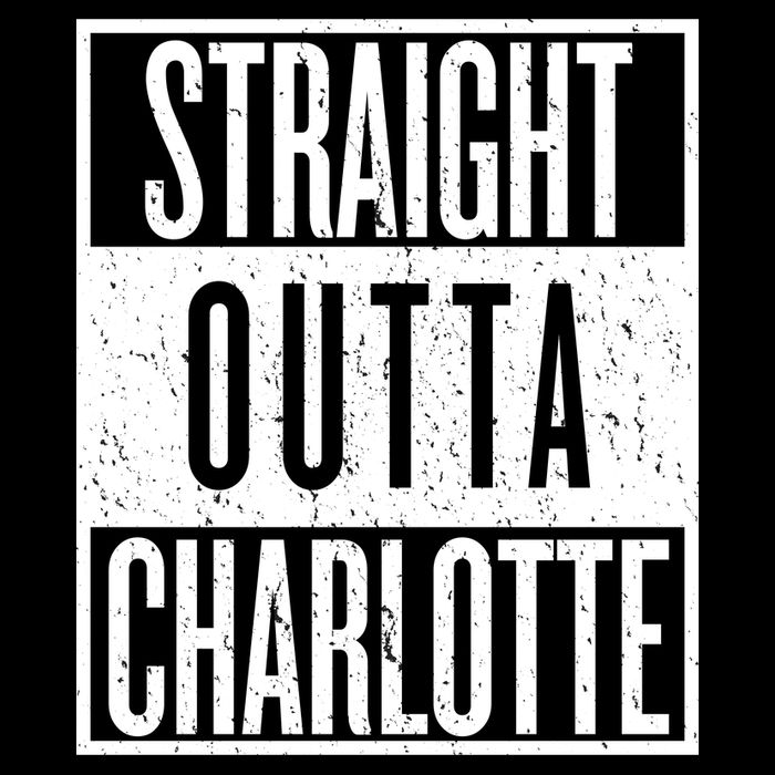 Straight Outta Charlotte Cooling Performance Crew T-Shirt