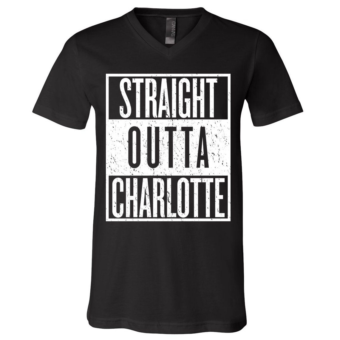 Straight Outta Charlotte V-Neck T-Shirt