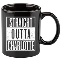 Straight Outta Charlotte 11oz C Handle Ceramic Mug
