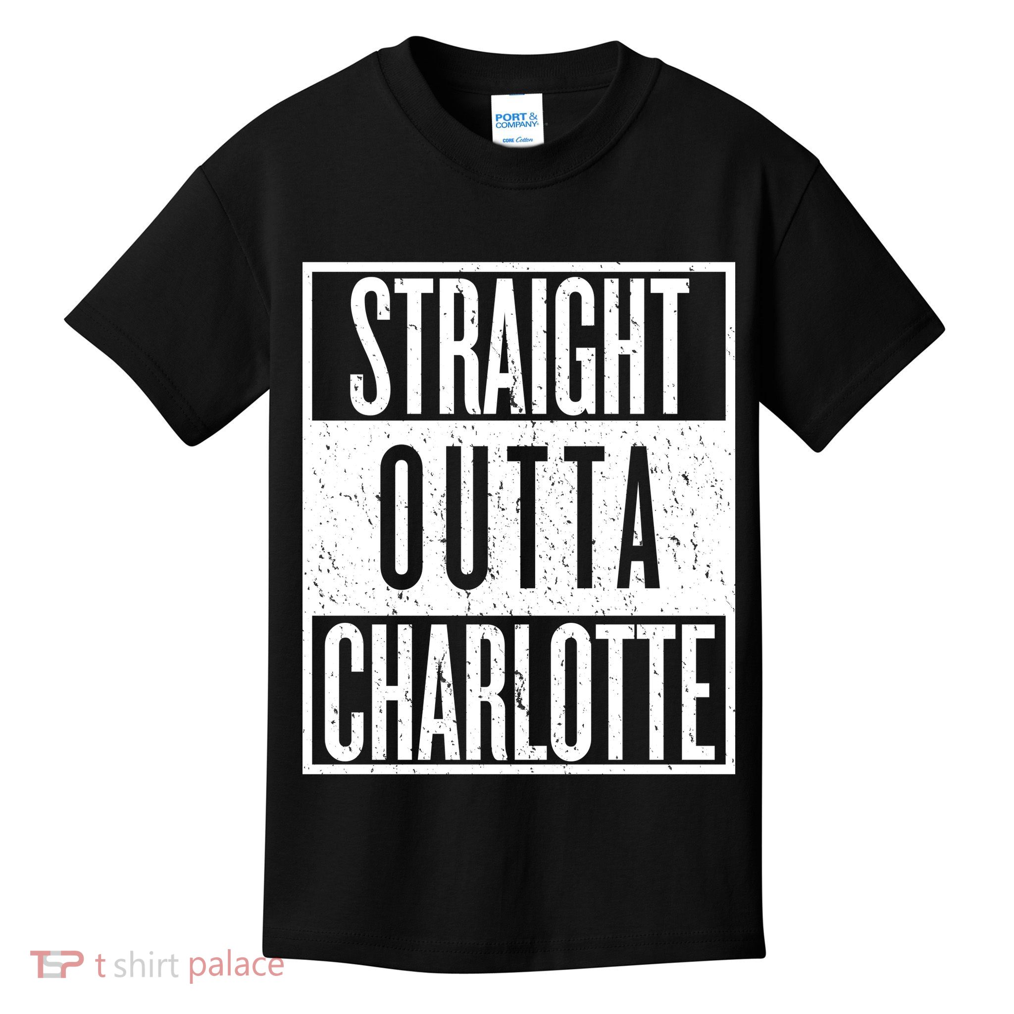 Straight Outta Charlotte Kids T-Shirt