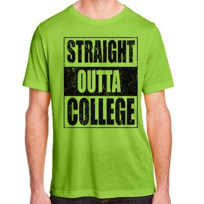 Straight Outta College Adult ChromaSoft Performance T-Shirt