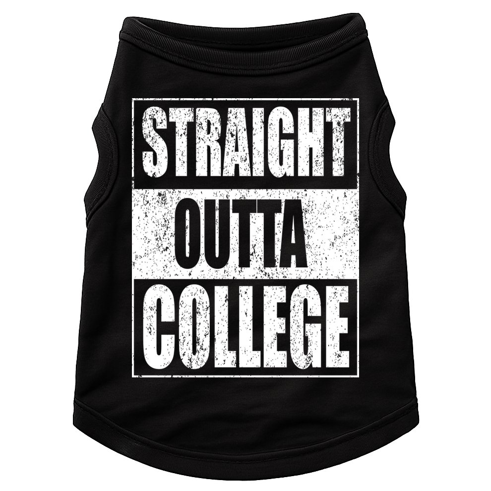 Straight Outta College Doggie Tank