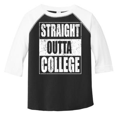 Straight Outta College Toddler Fine Jersey T-Shirt