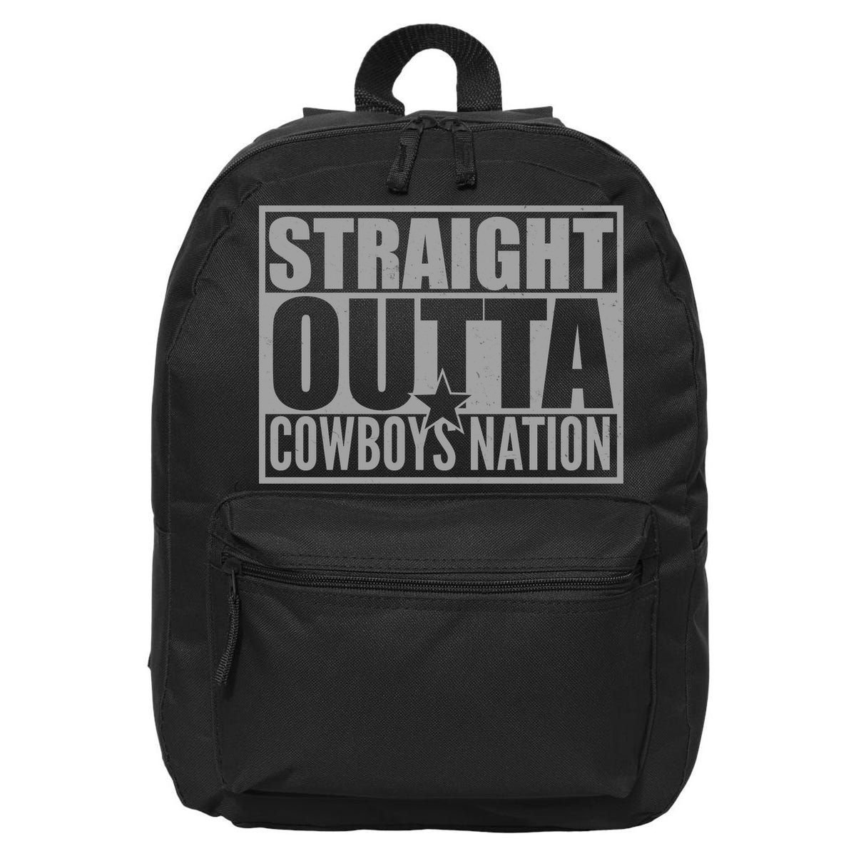 Straight Outta Cowboys Nation 16 in Basic Backpack