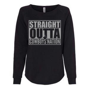 Straight Outta Cowboys Nation Womens California Wash Sweatshirt