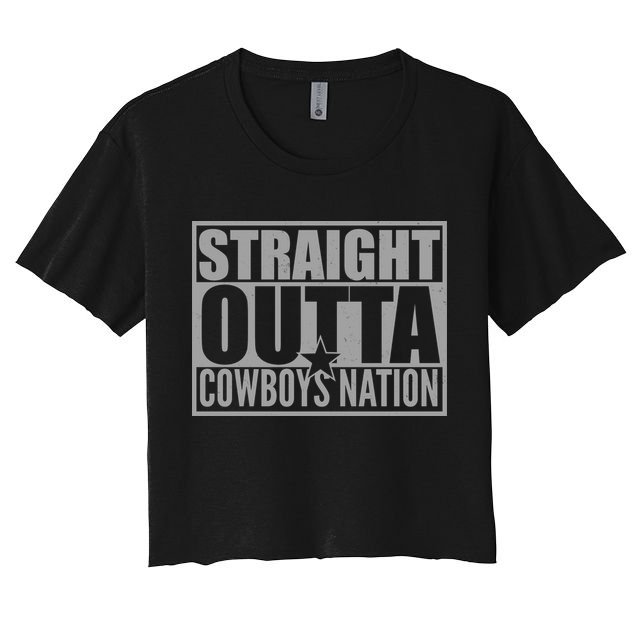 Straight Outta Cowboys Nation Crop Top