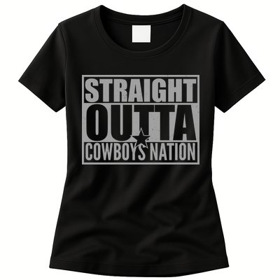 Straight Outta Cowboys Nation Womens T-Shirt