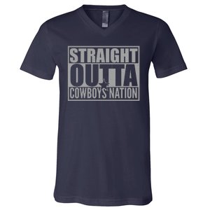 Straight Outta Cowboys Nation V-Neck T-Shirt