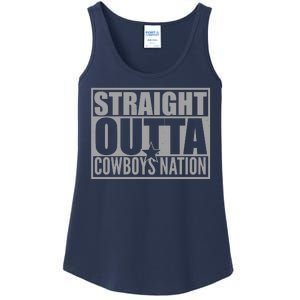 Straight Outta Cowboys Nation Ladies Essential Tank