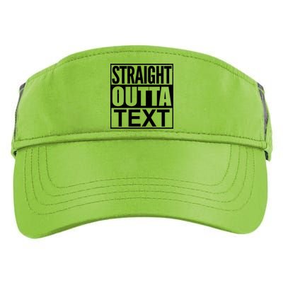 Straight Outta Custom Text Personalized   Adult Drive Performance Visor