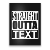 Straight Outta Custom Text Personalized   Poster