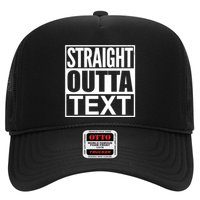 Straight Outta Custom Text Personalized   Trucker Hat