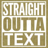 Straight Outta Custom Text Personalized   Garment-Dyed Women's Muscle Tee