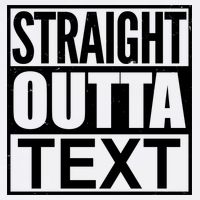 Straight Outta Custom Text Personalized   Garment-Dyed Sweatshirt