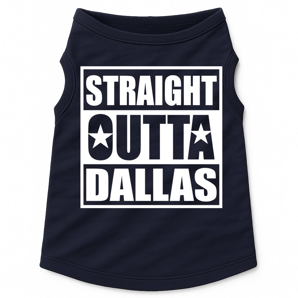 Straight Outta Dallas Texas City Doggie Tank