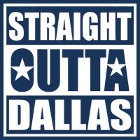 Straight Outta Dallas Texas City Cooling Performance Crew T-Shirt