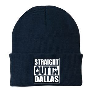 Straight Outta Dallas Texas City Knit Cap Winter Beanie