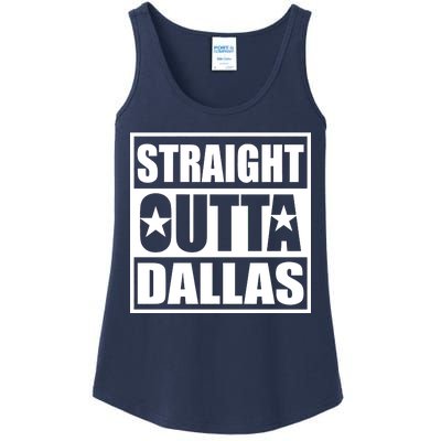 Straight Outta Dallas Texas City Ladies Essential Tank