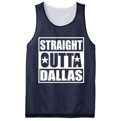Straight Outta Dallas Texas City Mesh Reversible Basketball Jersey Tank