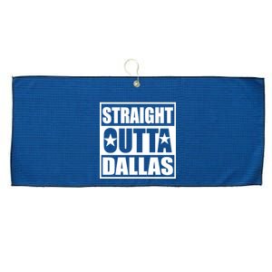 Straight Outta Dallas Texas City Large Microfiber Waffle Golf Towel