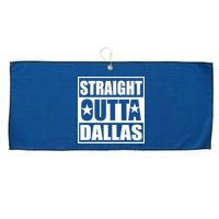 Straight Outta Dallas Texas City Large Microfiber Waffle Golf Towel