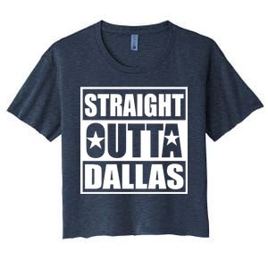 Straight Outta Dallas Texas City Women's Crop Top Tee