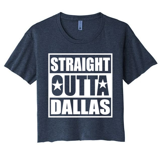 Straight Outta Dallas Texas City Crop Top