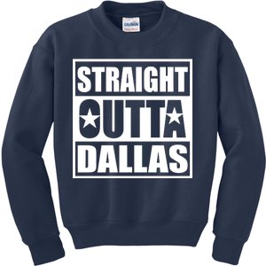 Straight Outta Dallas Texas City Kids Sweatshirt