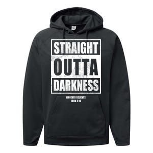 Straight Outta Darkness Performance Fleece Hoodie