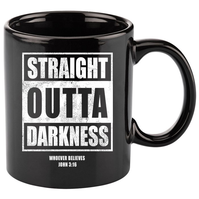 Straight Outta Darkness 11oz C Handle Ceramic Mug