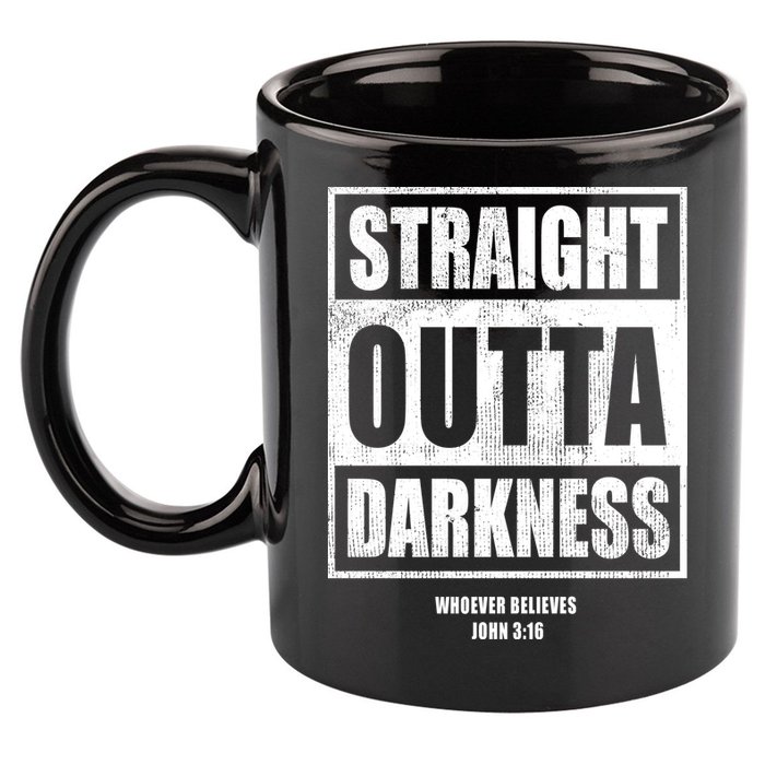 Straight Outta Darkness 11oz C Handle Ceramic Mug