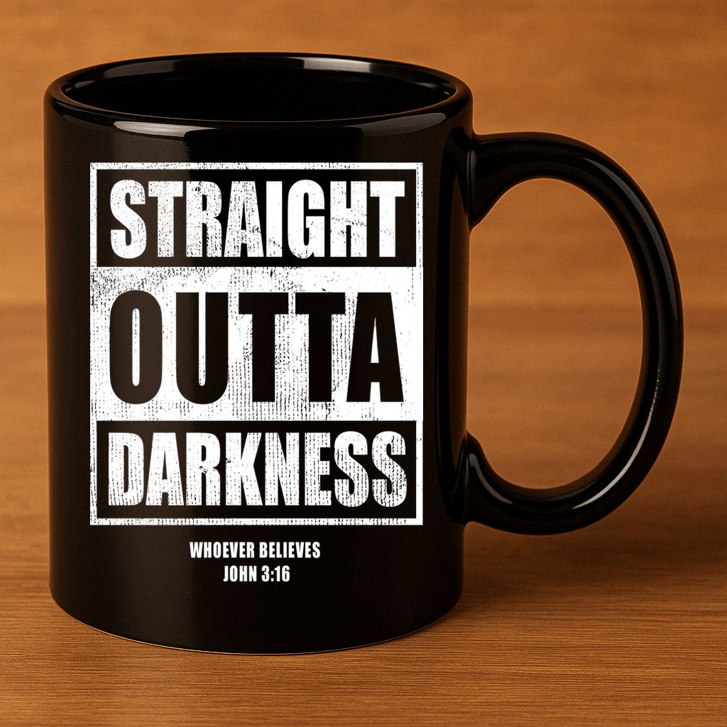 Straight Outta Darkness 11oz C Handle Ceramic Mug