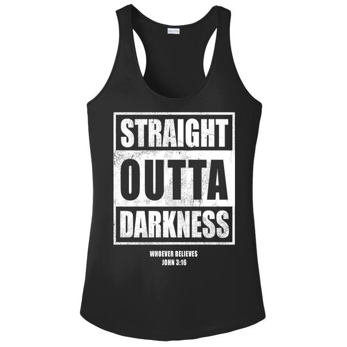 Straight Outta Darkness Ladies PosiCharge Competitor Racerback Tank