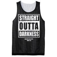 Straight Outta Darkness Mesh Reversible Basketball Jersey Tank