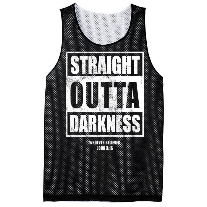 Straight Outta Darkness Mesh Reversible Basketball Jersey Tank