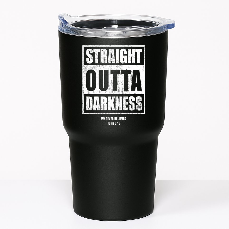 Straight Outta Darkness Tumbler