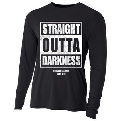 Straight Outta Darkness Cooling Performance Long Sleeve Crew