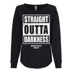 Straight Outta Darkness Womens California Wash Sweatshirt