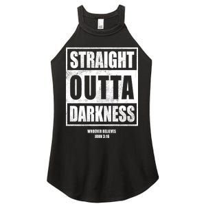 Straight Outta Darkness Women's Perfect Tri Rocker Tank