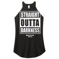 Straight Outta Darkness Women's Perfect Tri Rocker Tank