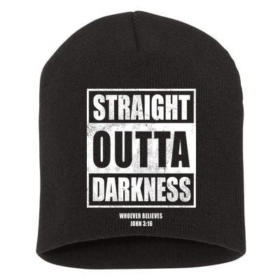 Straight Outta Darkness Short Acrylic Beanie