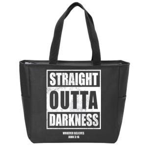 Straight Outta Darkness Zip Tote Bag