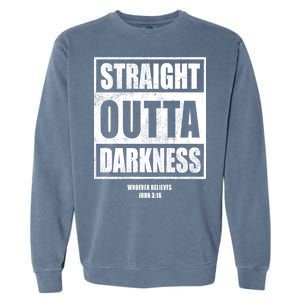 Straight Outta Darkness Garment-Dyed Sweatshirt