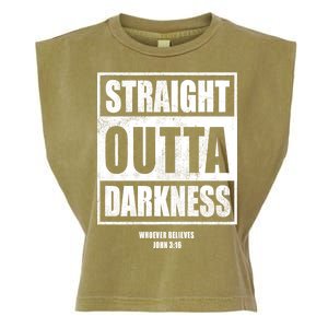 Straight Outta Darkness Garment-Dyed Women's Muscle Tee