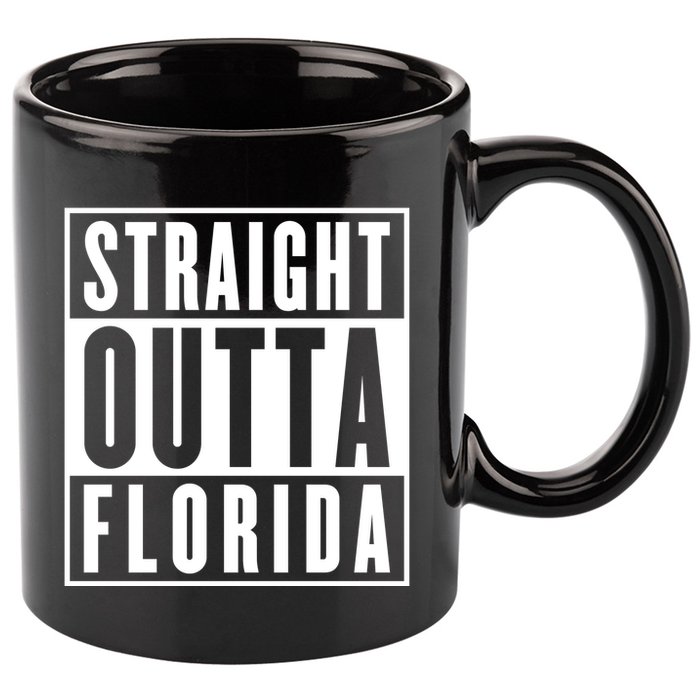 Straight Outta Florida 11oz C Handle Ceramic Mug